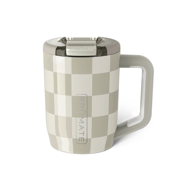 BruMate Tan checker Muv 15 tumbler cup New
